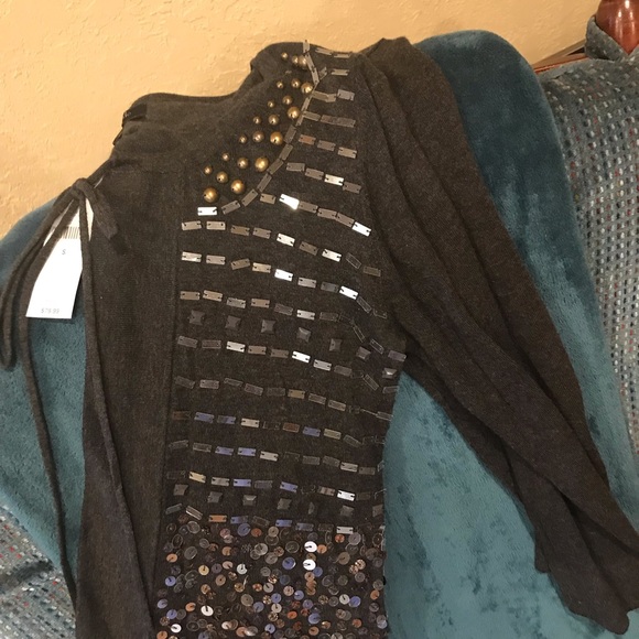 Banana Republic Dark Gray Cardigan Sweater - Picture 3 of 4